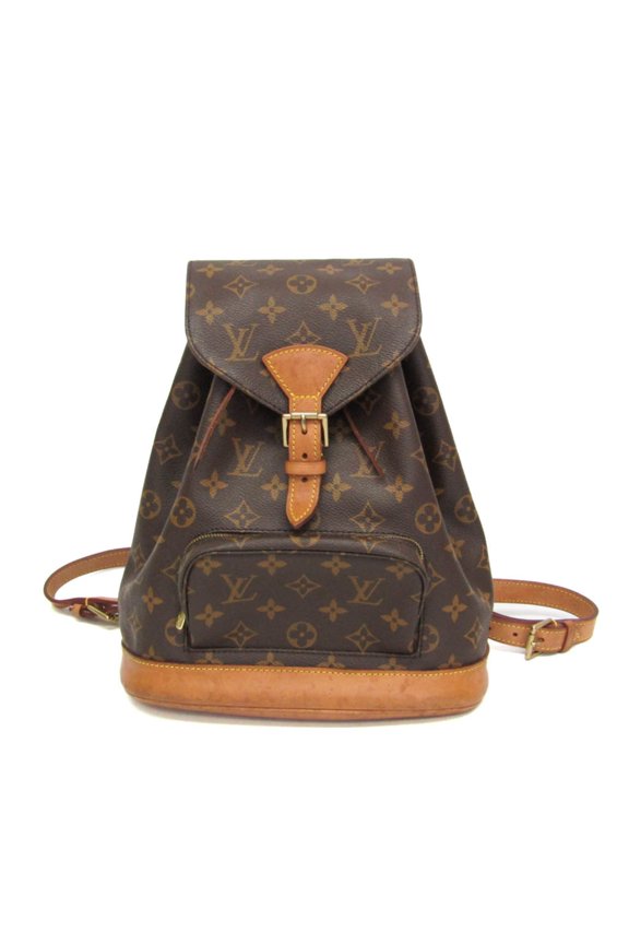 Pre-Owned Louis Vuitton Monogram Montsouris MM M51136 Women's Backpack Brown (Good)