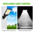thumbnail image 5 of KAIYANG Lámpara LED solar para exteriores 616-4 con sensor de movimiento PIR, luz de jardín con control remoto, 3 modos de iluminación, montaje en pared, 5 of 5