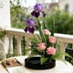 thumbnail image 5 of Lavabo De Plástico Jarrón y maceta de plástico negro de 33 cm para cultivo hidropónico con herramientas para enderezar arreglos florales (1 pieza). Rkxzt, 5 of 8