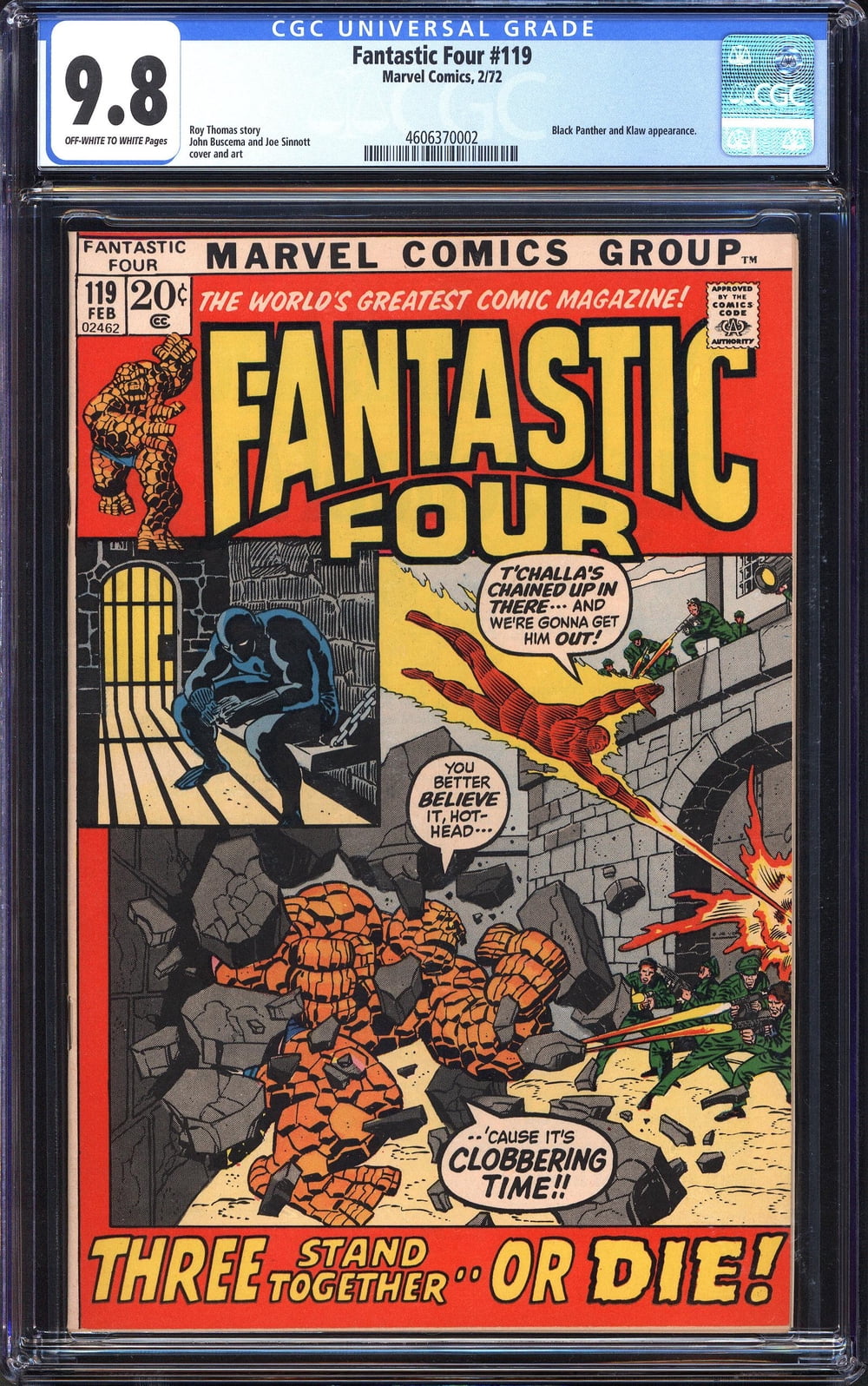 Cover of Fantastic Four #119