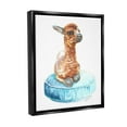 thumbnail image 4 of Stupell Industries Baby Goat on Pillow Animals & Insects Painting Black Floater Framed Canvas Art Print Wall Art, 25 x 31, 4 of 10