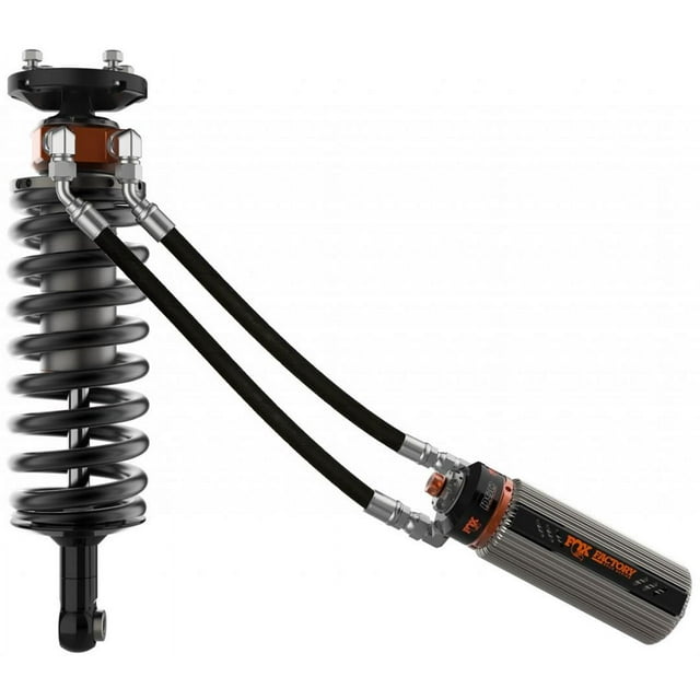 Fox Shocks Coil Over Shock Absorber 883-06-219 3.0 Factory Series; Ride Height Adjustable 2 To 2-1/4 Inch Lift; Single Flat End Coil Spring; Black And Silver