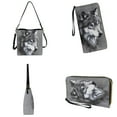thumbnail image 4 of ZUXONGSY Wolf Print Womens Bucket Crossbody Bag Set Leather Crossbody Handbag with Wrist Wallet for Shopping Travel, 4 of 4