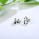 thumbnail image 5 of Pendientes de tuerca para mujer con diseño de panda, regalos para mujer, ligeros, cumpleaños, día de San Valentín, día de la madre, regalo de Navidad, 5 of 5