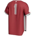 thumbnail image 3 of Youth GameDay Greats #1 Crimson Washington State Cougars Lightweight Baseball Jersey, 3 of 4