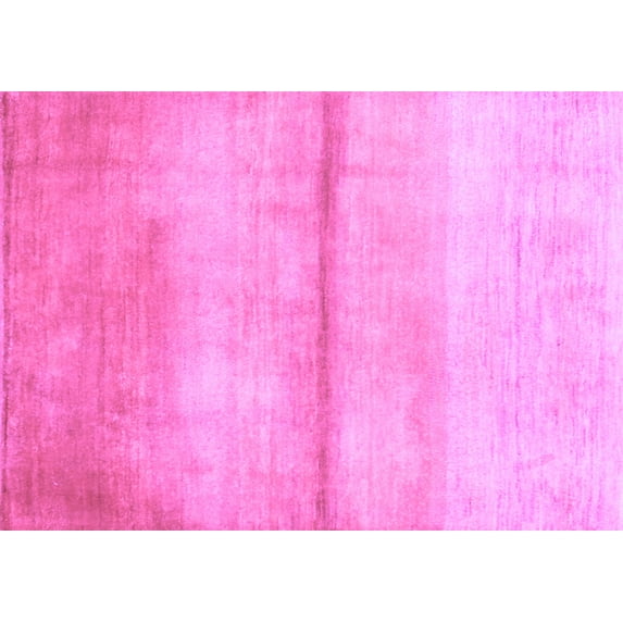 Ahgly Company Indoor Rectangle Abstract Purple Contemporary Area Rugs, 2' x 3'