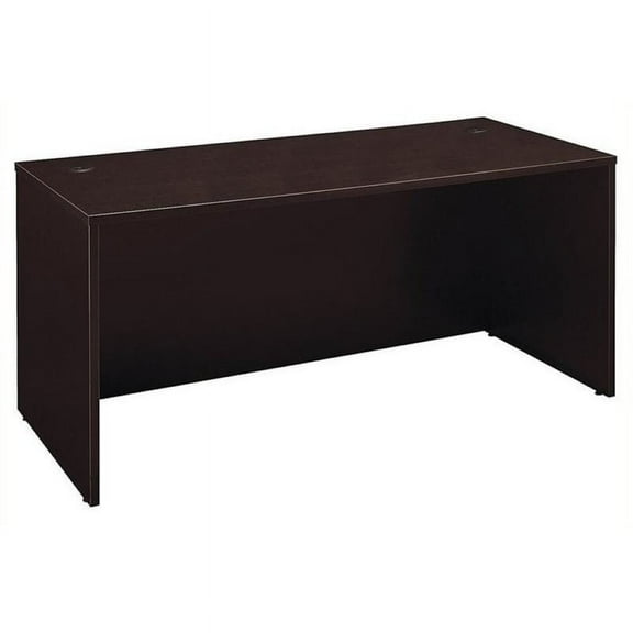 Bowery Hill 66" Desk Shell in Mocha Cherry
