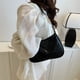 thumbnail image 1 of Bolso de mano de moda para mujer, elegante bolso de mano con decoración de cadena Formal, monederos con clase (negro), 1 of 6