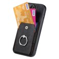 thumbnail image 3 of Funda para iPhone Xr con soporte y ranura para tarjeta, soporte magnético para coche con anillo de montaje., 3 of 5