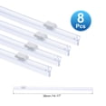 thumbnail image 2 of 8pcs Plastic Wrap Cutter, 14in Plastic Wrap Slide Cutter Snap Card Slot Installation Replacement for Aluminum Foil Wax Paper Parchment Paper Wrap Dispenser, White, 2 of 6