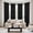 Black, variant on Blackout Curtains 4 Pack Sage Green 40"W x 84"L with Top and Bottom Rod Pocket Thermal Insulated Light Blocking