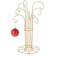 thumbnail image 2 of Bard's 9 Arm Gold-toned Ornament Stand, 12" H x 6.75" W x 6.75" D, Pack of 3, 2 of 2