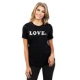 thumbnail image 2 of Love It Women's Fashion Relaxed T-Shirt Tee Heather Black X-Large, 2 of 5