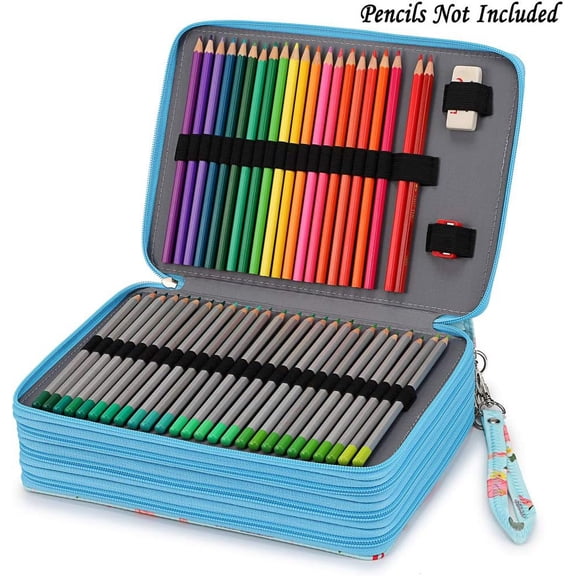 Pencil Case Storage Box, Can Store Colored Pencils, Gel Pens, Marker Pens, Brushes, Craft Supplies