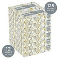 thumbnail image 2 of Kleenex Facial Tissue, White, 8-2/5 x 8-3/5 Inch, 125 Tissues per Box, 12 Count, 2 of 5