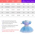 thumbnail image 7 of Little Girls Princess Leotards Tutu Dress Costume with Headband Halloween Cosplay Outfits, Size 18-24 Month, 7 of 7
