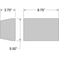 thumbnail image 2 of 20019LEDDMG-SAT Access Lighting Amora - 40W 2 LED Outdoor Wall Mount In Contemporary Style-5.5 Inches Tall and 8.75 Inches Wide-Satin Finish, 2 of 8
