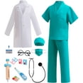 thumbnail image 1 of Set de disfraz de médico BanKids para niños de 3 a 4 años, 1 of 8