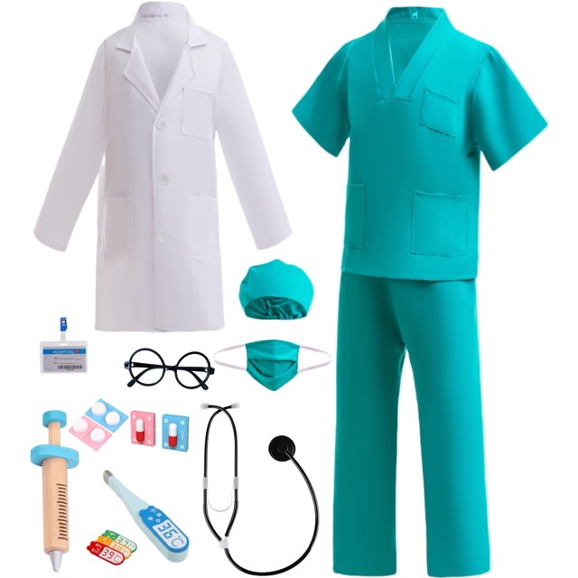 Set de disfraz de médico BanKids para niños de 3 a 4 años