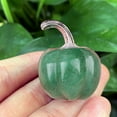 thumbnail image 4 of Fall Decor Thanksgiving Decoration Mini Pumpkin Decor Amethyst Agate Stone Jewelry Crystal Statues Transparent Personalized Pumpkin Crafts Ornaments for Thanksgiving Halloween Home Decor, 4 of 7