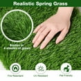 thumbnail image 3 of Yescom 4pcs 50x3 Ft Artificial Grass Turf 1.38" Fake Grass Rug Indoor Batting Tunnels Outdoor Synthetic Lawn, 3 of 11
