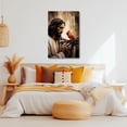 thumbnail image 5 of YCCJ-Jesus Canvas Wall Art Jesus with Red Birds Cardinal Picture Print Christian God Posters Cardinal and Jesus Pictures for Church Prayer Room Unframed (24.00"x36.00"), 5 of 6