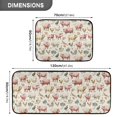 thumbnail image 3 of 2-Piece Kitchen Mat Set Non Slip Washable Floor Mats Decorative Rugs for Kitchen Sink Laundry Watercolor Farm Animals, 3 of 7