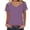 C-Purple588, variant on DHFJKG Women's Short Sleeve T Shirt V Neck Patchwork Lace Crochet Solid Color Summer Fashion Tee Casual Dressy Work Tunic Versatile Tops
