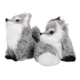 thumbnail image 1 of CIMAXIC 2pcs Mini Simulation Fox Toy Christmas Animal Decoration Cute Plush Fox Squatting Sleeping Animals Static Action Figures For Home Office Desktop Decor,3.94"X2.56"X1.57", 1 of 5