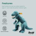 thumbnail image 4 of Steiff Thaisen Tyrannosaurus T-Rex Dinosaurio de Peluche Azul, 35,5 cm, 4 of 4