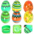 thumbnail image 5 of KAKOWELY 12 huevos de Pascua rellenables, reutilizables, para fiestas de Pascua, cajas de dulces, 5 of 5