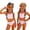 Light pink, variant on CCRFTGI Swimsuit for Kids Girls Size 6-7 Two Piece Sets Swimming Bathing Suits Beach Vacation Striped Bikinis Cute Summer Girls Clothes Swimsuits Swimwear Light pink 5-6 Years