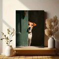 thumbnail image 6 of Curious Jack Russell Terrier Peeking Canvas Print Wall Art for Living Room Bedroom Office Hallway Entryway Pet Lover Home Decor Gift, 6 of 8