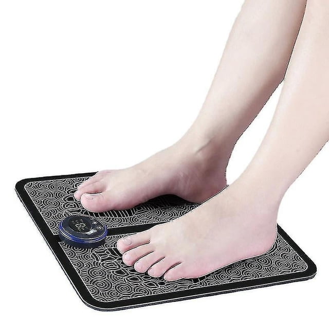 Masajeador de pies, almohadilla eléctrica para masaje de pies, estera masajeadora de Estimulador muscular con Usb