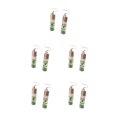 thumbnail image 1 of Pendientes colgantes Qarigey para mujer joyería de aniversario Verde CBP308127, 1 of 6