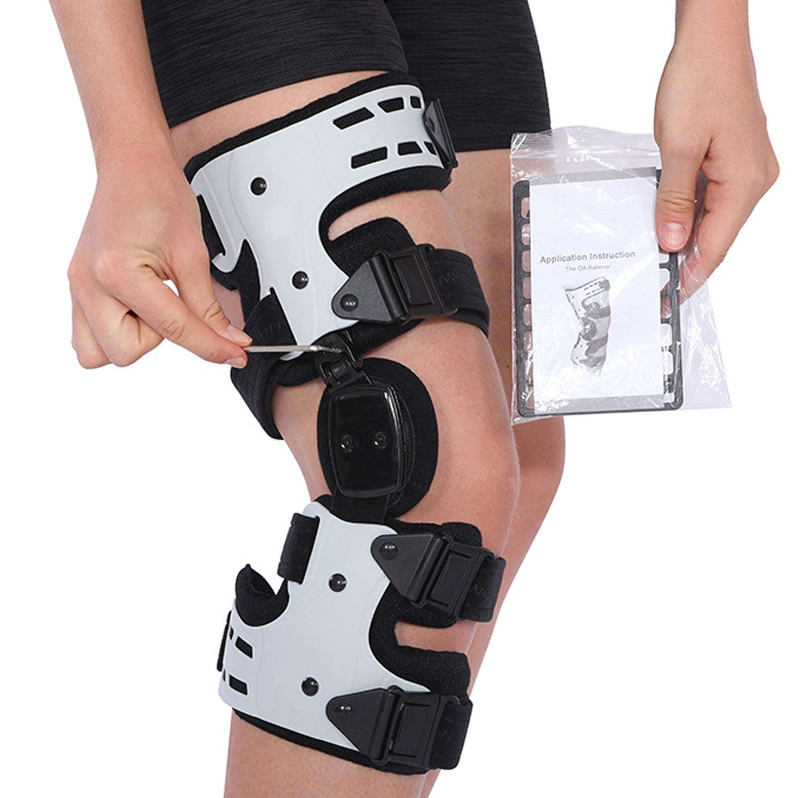 YIFAEUX 1 Set Knee Brace Breathable Osteoarthritis Arthritis Knee Pain Relief Meniscus Injury Recovery Knee Support Men Women Knee Unloader Knee Joint Retractor