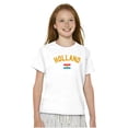 thumbnail image 3 of Dutch Flag Holland Soccer Fan Pride Crewneck T Shirts Boy Girl Teen Brisco Brands XS, 3 of 5