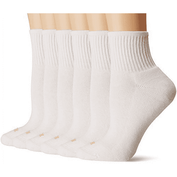 hue Women's Mini Crew Sock 6 Pair Pack