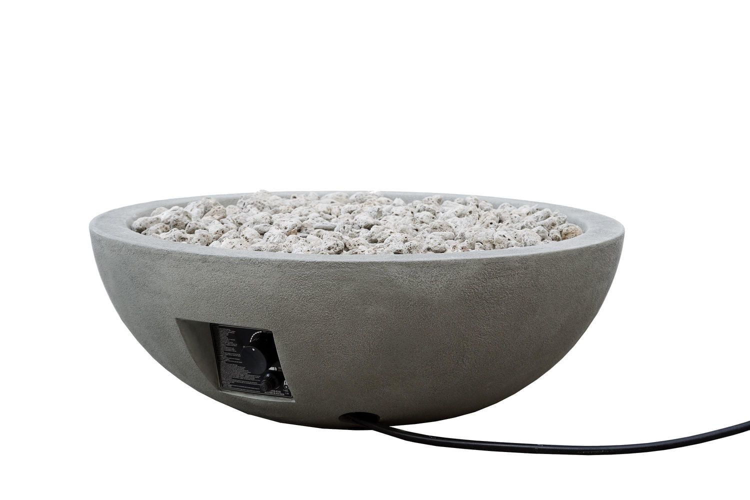 Bond Canmore 36 Inch Envirostone Fire Bowl - 52614, 65,000 BTU