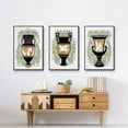 thumbnail image 6 of Greek Vases I - Framed Premium Gallery Wrapped Canvas L Frame 3 Piece Set - Ready to Hang, 6 of 9