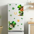 thumbnail image 2 of RyanK St Patricks Day Decorations Atrick's Day Stickers Roll Glitter Paper Decals 3 Colors Green Sparkly Adhesive Sticker For Envelope Journal Decor Party Supplies, 2 of 7