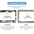 thumbnail image 4 of Retro Ocean Waves License Plate Frames for Women Men Car Plate Holder Cover Metal Tag Aluminum Car Accessories Front Rear Plate Decor, 4 of 6