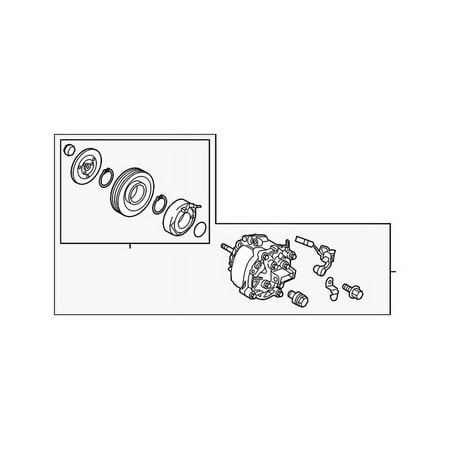 Genuine OE Mitsubishi A/C Compressor - 7813A978 Fits select: 2018-2020 MITSUBISHI OUTLANDER SE/SEL/LE, 2016-2017 MITSUBISHI OUTLANDER SE/SEL