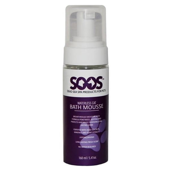 Soos PP106 Waterless Cat Bath Dead Sea Mousse - 220 ml.