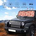 thumbnail image 5 of Kdxio Hand Drawn Tomatoes Print Front Windshield Sun Shade,Folding Auto Sunshade for Car Truck SUV-Medium, 5 of 7