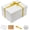 White, variant on 16x12x8 Inches Large Gift Box with Lid for Presents Big Deep Pink Gift Boxes 1 Pack for Christmas, Birthday, Valentine's Day,Mother's Day Presents - Contains Crinkle Paper,Ribbon and Card