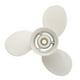 thumbnail image 1 of Propeller compatible 9.9 hp 15 hp 9 1/4 x10 marine aluminum alloy propeller 3 blades 8 spline marine engine parts 63V, 1 of 5