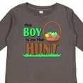 thumbnail image 4 of Inktastic This Boy is on the Hunt Easter Eggs Boys Long Sleeve Toddler T-Shirt, 4 of 5