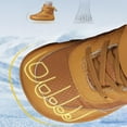 thumbnail image 2 of Boys Girls Barefoot Winter Boots With Wide Toe Box Slip Drop Sole Ankle Winter Snow Boots Girl Winter Boots for Kids, 2 of 10