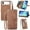 Brown, variant on for iphone 16 6.1 inch Case, Wallet for Women Men, Durable PU Leather Magnetic Flip Lanyard Strap Wristlet Zipper Card Holder Wallet Phone Case for iphone 16